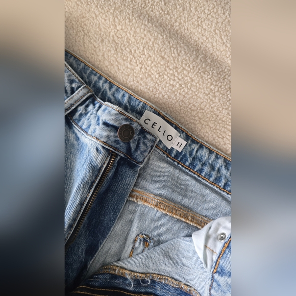 Baggy womens Cello Blue Denim Jeans Size 11 - Picture 4 of 11